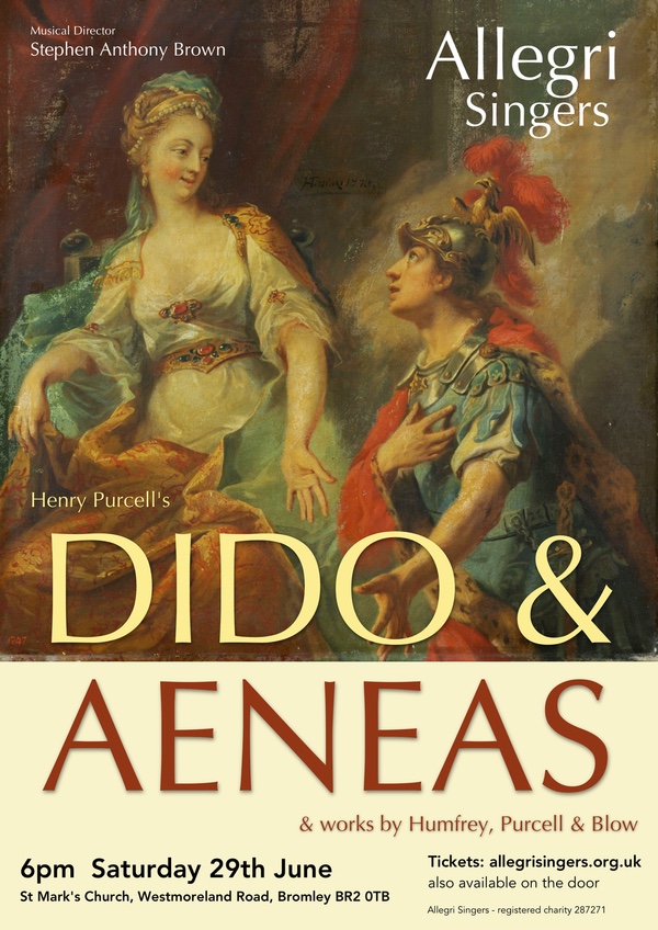 29th June 2019 Dido & Aeneas Poster